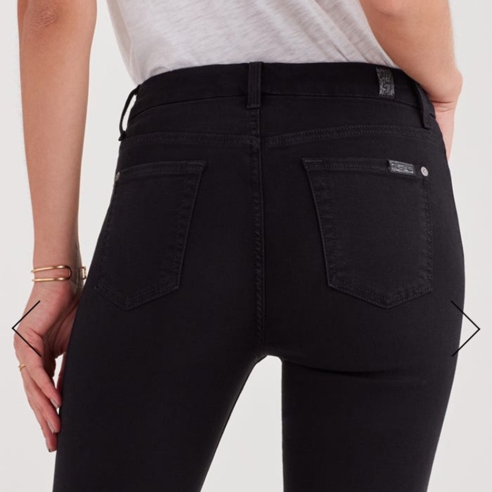 7 for all mankind high rise skinny jeans